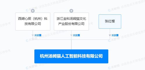 湯姆貓等杭州成立人工智能公司，2000萬注冊資本賦能AI軟件開發(fā)新篇章